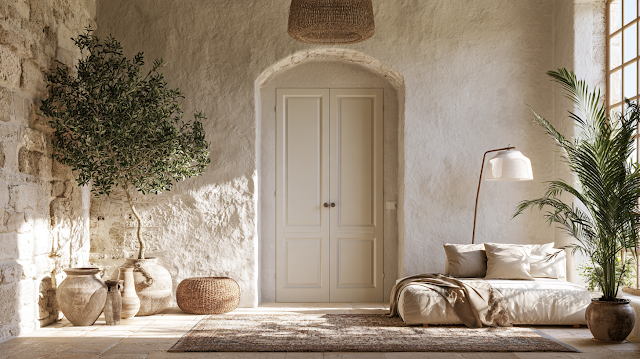 Serene Rustic Doorway in a Puglia Country House