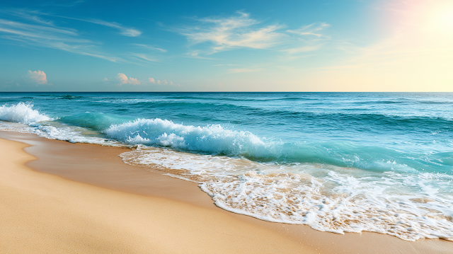 Serene Tropical Beach Landscape