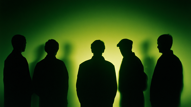 Silhouettes of Apprentices in Professional Attire