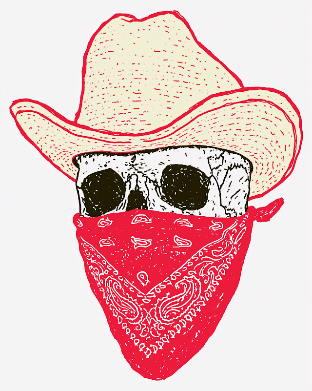Skull Cowboy Logo