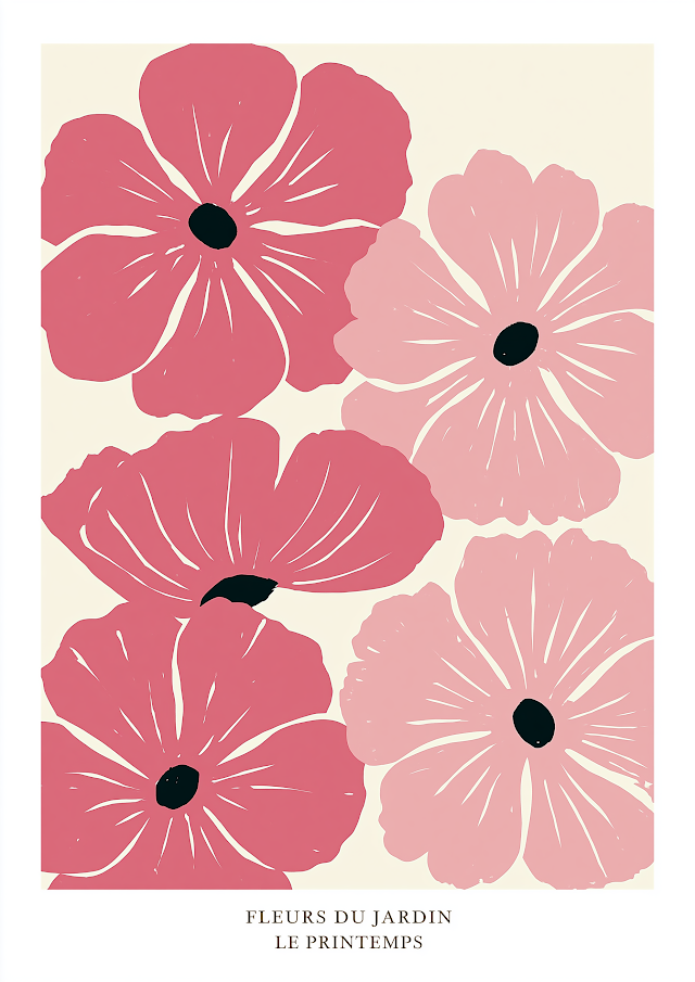 Spring Floral Elegance - Fleurs du Jardin