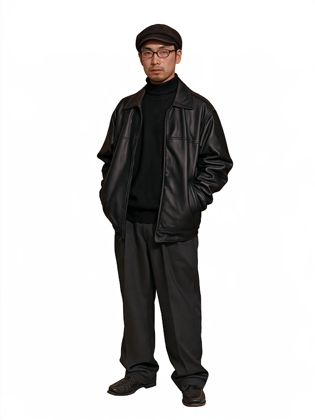 Stylish Chinese Man in Vintage Attire (2008)