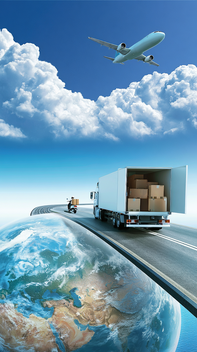 Surreal Global Logistics Journey