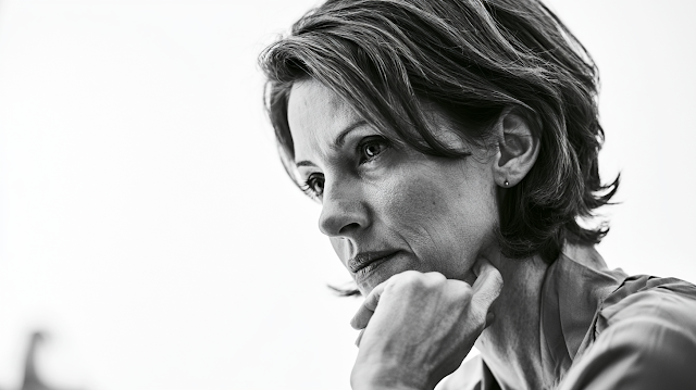 Thoughtful Business Strategist in Editorial Style