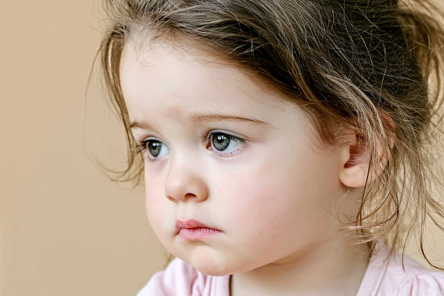 Thoughtful Toddler Portrait