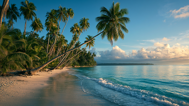 Tropical Sunrise at Pristine Beach
