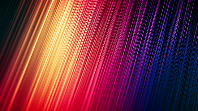 Vibrant Abstract Light Art