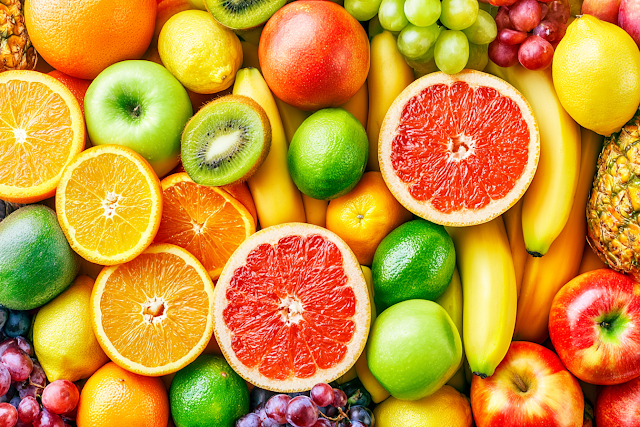Vibrant Assortment of Fresh Tropical and Citrus Fruits