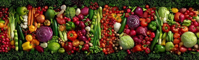 Vibrant Fresh Vegetable Display