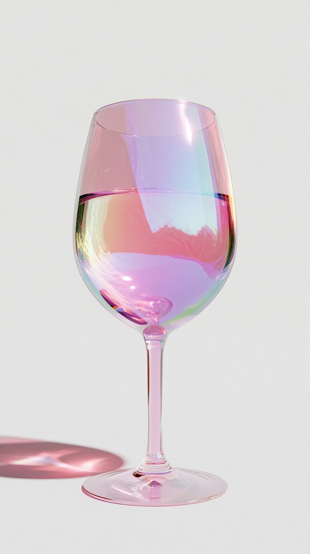 Vibrant Gradients in a Wine Glass
