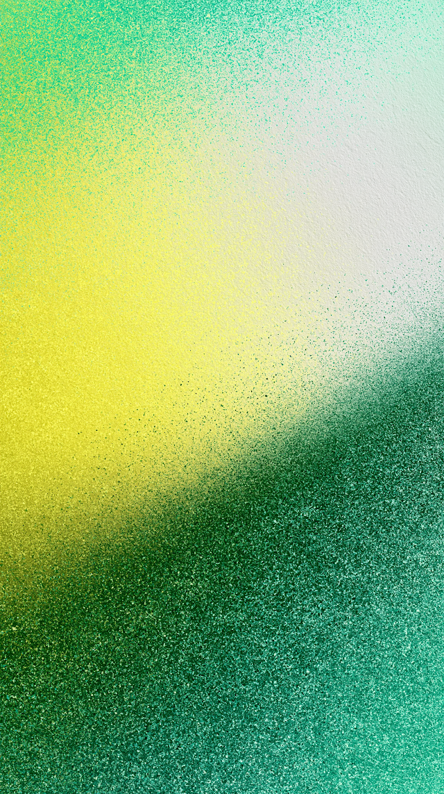 Vibrant Lemon Yellow and Mint Green Abstract Background