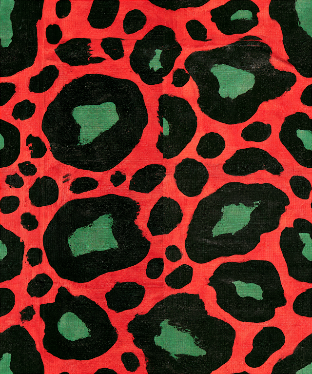 Vibrant Leopard Print Texture