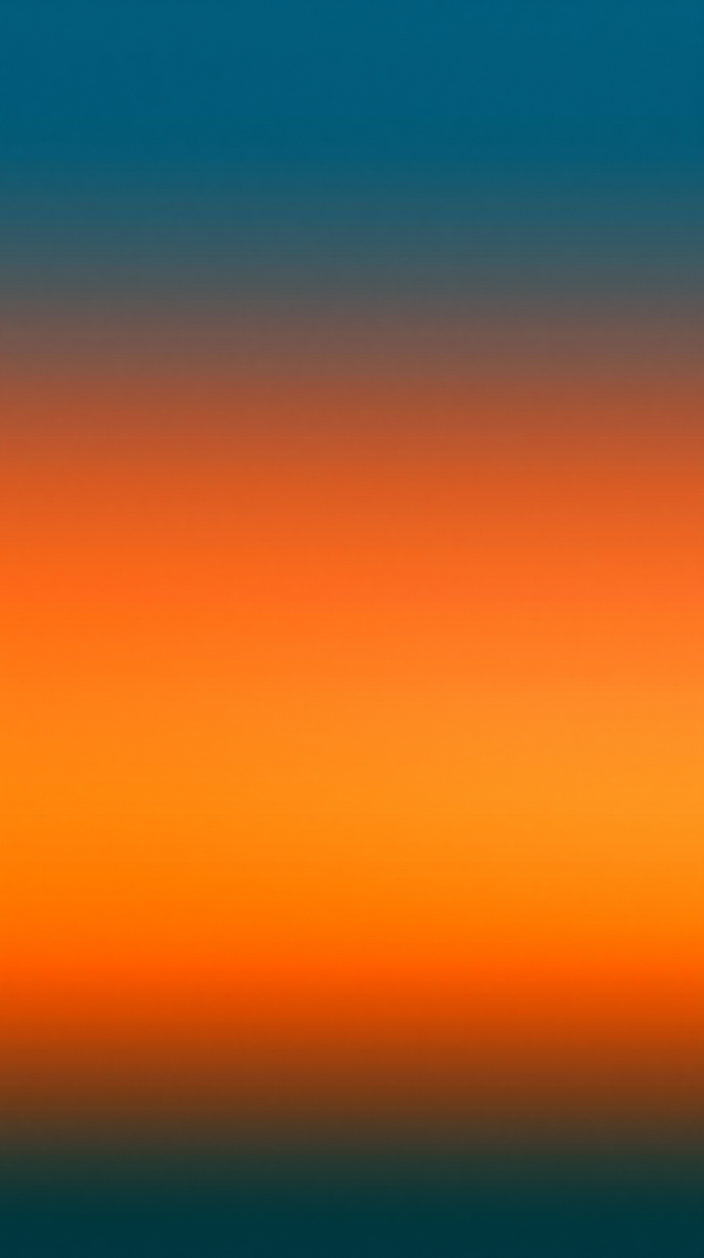 Vibrant Orange and Blue Gradient Wallpaper