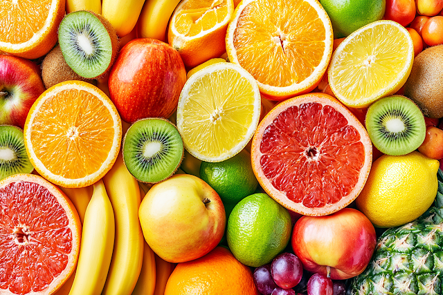 Vibrant Tropical and Citrus Fruit Assortment