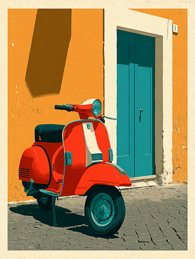 Vintage European Scooter Adventure