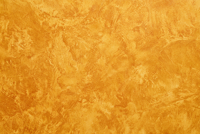 Warm Ochre Plaster Wall Texture