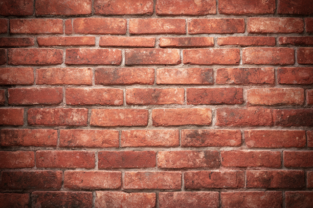 Weathered Red Brick Wall Texture