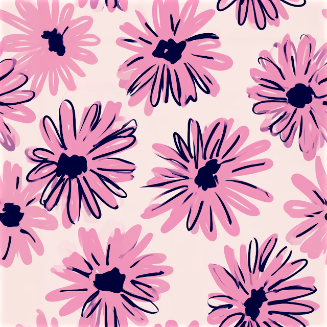 Whimsical Daisy Floral Pattern