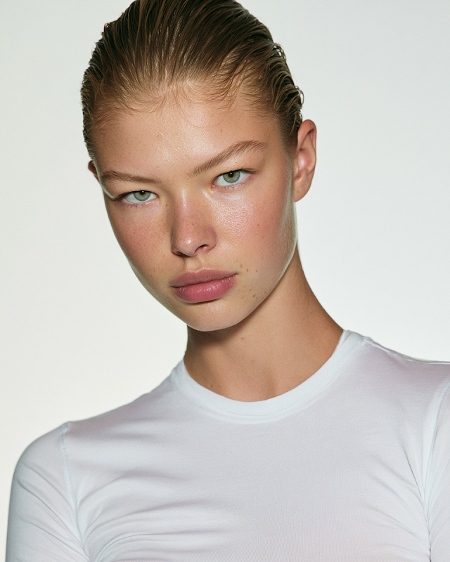 Young Woman Portrait with Natural Makeup