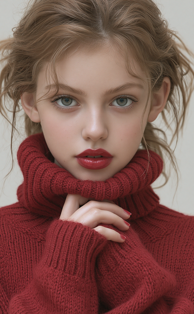 Youthful Beauty in Bold Fashion